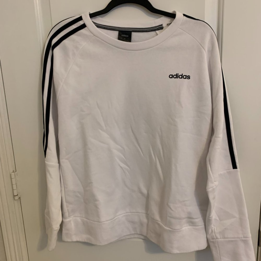 Adidas White Sweatshirt